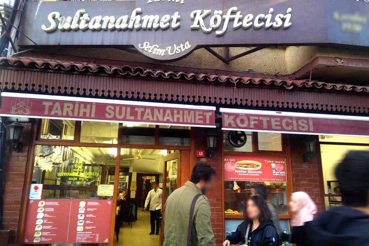 Tarihi Sultanahmet Koftecisi Selim Usta 1920 Sultanahmet Istanbul